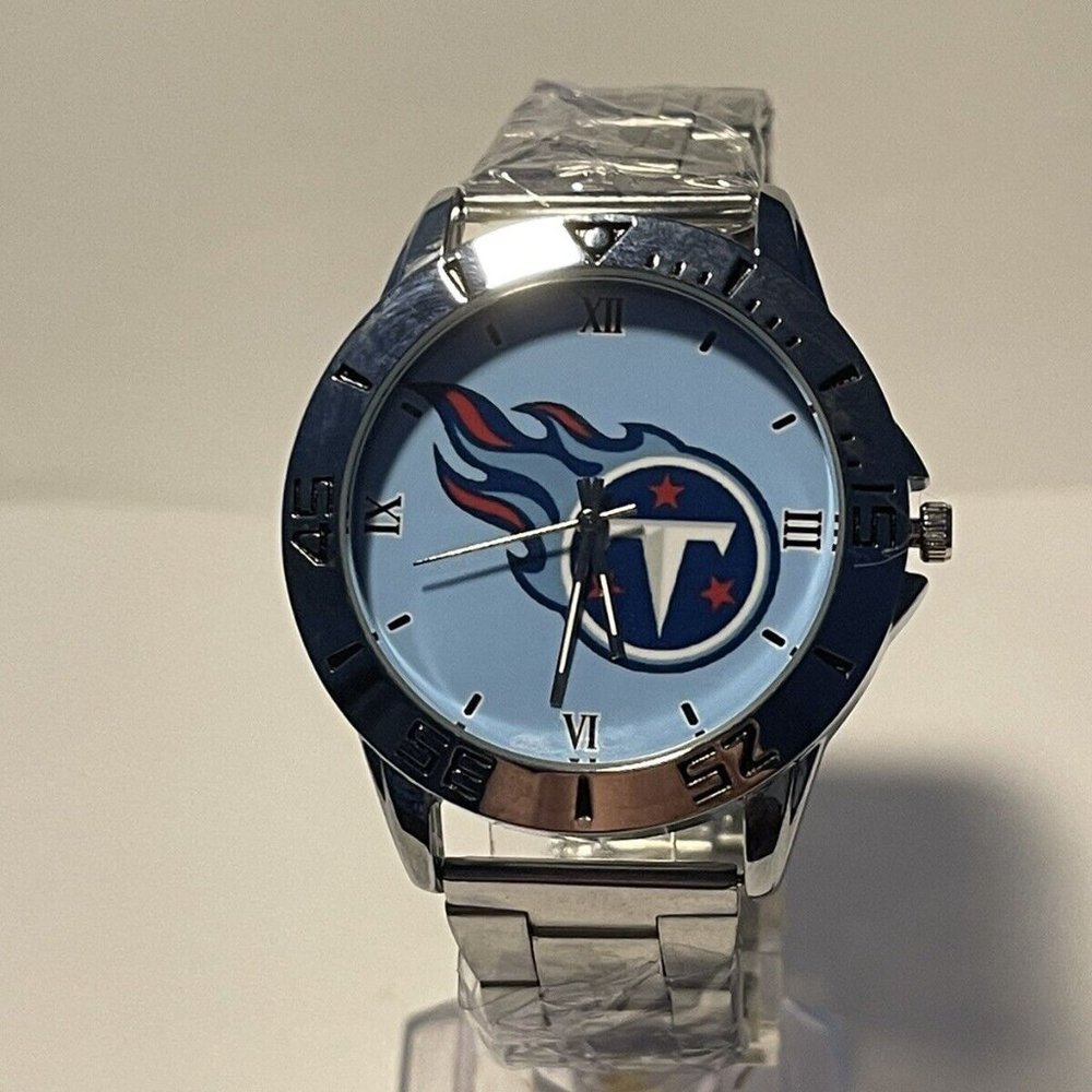 Tennessee Titans NFL Stainless-Steel Men's Watch NEW - needs battery - Picture 9 of 9